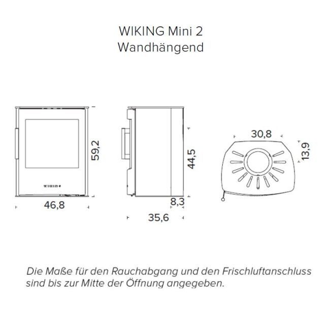 Wiking Ofen Mini 2 Wandhängend