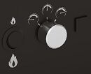 Bedienpanel für fire+ Abbrandsteuerung