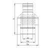 Luft Abgas System konzentrisch Zulufteinrichtung vertikal DN 130/200