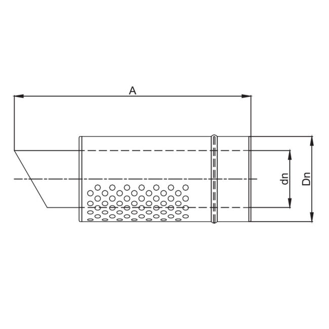 Luft Abgas System konzentrisch Zulufteinrichtung horizontal DN 60/100