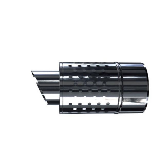 Luft Abgas System konzentrisch Zulufteinrichtung horizontal lackiert DN 80/125