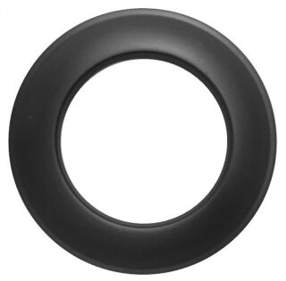 Wand-Rosette DN 120 mm Senotherm Dünnwand schwarz 