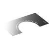 DINAK Edelstahlschornstein Abdeckblende 30-45° mit Hinterlüftung DW 80 mm