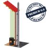 Edelstahlschornstein Bausatz doppelwandig  3,2 m DW 80 - SWPR06