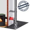 Edelstahlschornstein Längenelement 500 mm m. integr. Wandfutter kürzbar DW 80