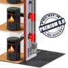 Edelstahlschornstein T-Anschluss 90° DW 300