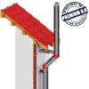 Edelstahlschornstein 1,0mm Premium Winkel 15° DW 100