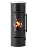 Kaminofen Drooff Aprica 2 Cook NatStone 4,3 kW mit Holzfachtür DIBT-Zulassung