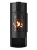 Kaminofen Drooff Aprica 2 Cook Stahl schwarz 8,0 kW ohne Holzfachtür DIBT-Zulassung