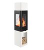 Nordpeis Kaminofen YoU Colorado White High dunkel Thermotte