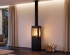 Nordpeis Kaminofen YoU Steel helle Thermotte