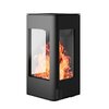 Nordpeis Kaminofen YoU Wall dunkel Thermotte