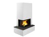 Kaminbausatz Nordpeis Monaco A Bench links dunkle Thermotte