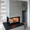 Kaminbausatz Nordpeis Monaco A Bench links helle Thermotte