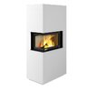 Kaminbausatz Nordpeis Monaco A High links helle Thermotte