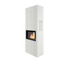 Kaminbausatz Nordpeis Wave T 3+5 dunkle Thermotte