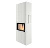 Kaminbausatz Nordpeis Wave T 3+5 helle Thermotte