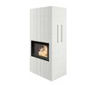 Kaminbausatz Nordpeis Wave F 2+4 dunkle Thermotte