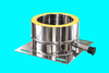 Edelstahlschornstein 1,0mm Premium Grundplatte universal DW 80
