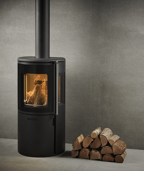 Kaminofen Varde Nordic 7 Air - schwarz mit Seitenglas 