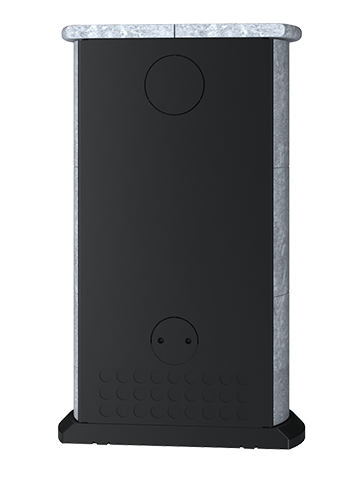 Kaminofen Drooff Varese 3 basalt sandgestrahlt