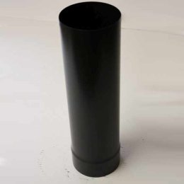 Fix-Rohr verstellbar 1000 mm, High-Quality-Line matt schwarz emailliert