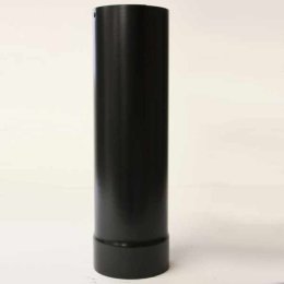Fix-Rohr verstellbar 500 mm, High-Quality-Line matt schwarz emailliert