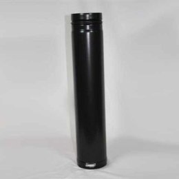 Pelletofen Fix-Rohr verstellbar 500 mm, matt schwarz...