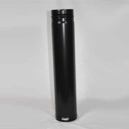 Pelletofen Fix-Rohr verstellbar 750 mm, matt schwarz...