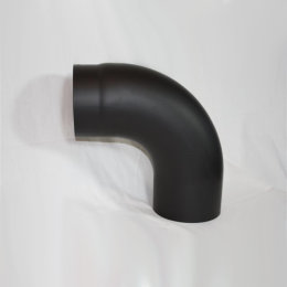 Kaminrohr schwarz Länge: 500 mm gerade Rauchrohr für Pellettofen und Kamine Ofenrohr Senotherm® 1,2 mm Ø 100 mm hitzebeständig lackiert