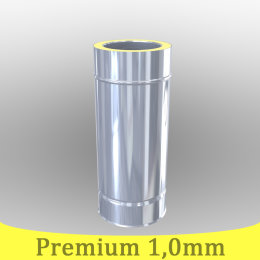 Edelstahlschornstein 1,0mm Premium L&auml;ngenelement 500 mm