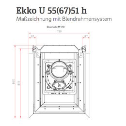 Camina Schmid Bausatz Ekko U 55 (67) 51 mit Blendrahmensystem
