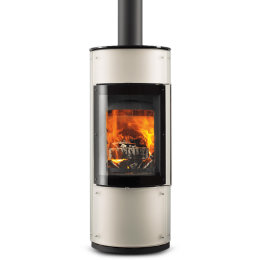 Max Blank Kaminofen Nimes Crystal, Verkleidung weiß...