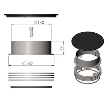 mit Wärme / Kochfeld